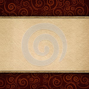 Double-layered background template