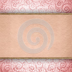 Double-layered background template