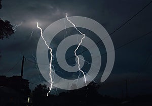 Double lightning strike