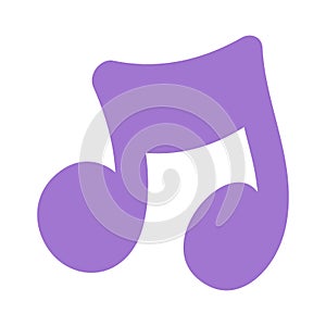 Double Musical Note Of Spring Melodies Icon