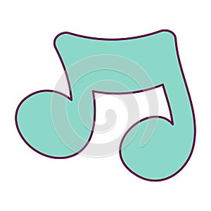 Double Musical Summer Song Note Icon