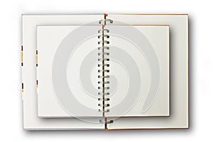 Double Notebook Isolated