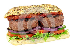 Double Beefburger Sandwich
