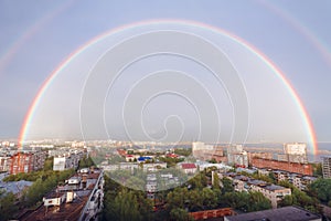 Double Rainbow over the city