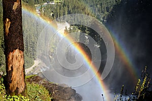 Double Rainbow over Krimmler Waterfalls