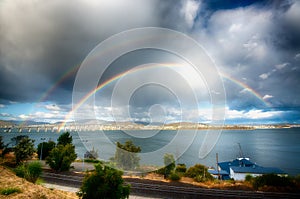 Double Rainbow Over Sorell