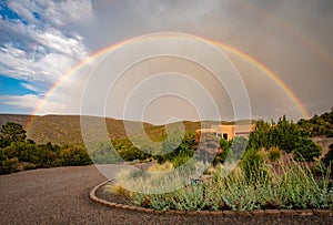 Double Rainbow in Rural New Mexico