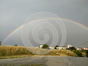 double rainbow. Ä°stanbul turkey