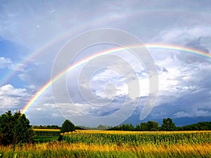 Double Rainbow and stormy days