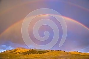 Double Rainbows Over Lamar Valley photo