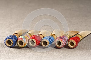 Double reed of bassoon photo