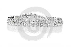 Double Row Diamond Bracelet