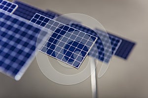 Double series of solar panels