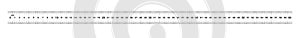 Double sided Ruler 60 centimeter or 600 mm. Value division 0.5 mm. Precise length measurement device. Calibration grid photo