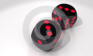 Double three Dice photo