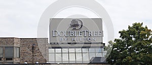 Double Tree Hotel by Hilton Sign