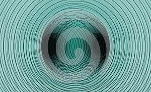 Double Wormhole Optical Illusion, banner hand drawn geometric Black and blue Abstract Hypnotic Worm Hole Tunnel, Abstract Twisted