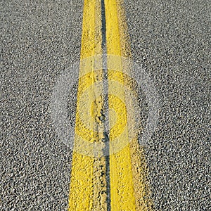 Double yellow line