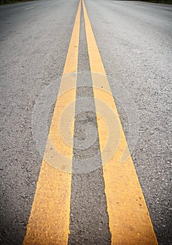 Double yellow lines