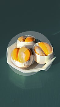 Double-yolk eggs cover