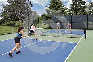 Doubles Game of Pickleball