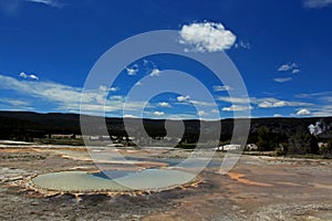 Doublet pool in Upper Geyser Basin