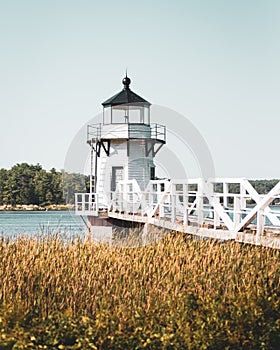 Doubling Point Lighthouse, in Arrowsic, Maine