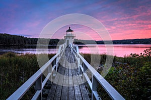 Doubling Point Lighthouse Walkway Sunset