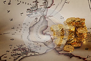 Doubloons and Treasure Map