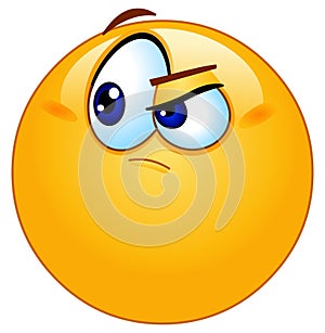 Doubtful emoticon