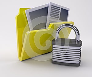 Doucment Security Icon photo