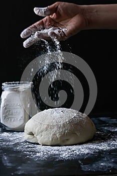 Doug with flour photo