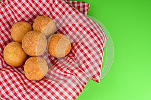 Dough fritters traditional Colombian food