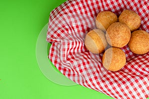 Dough fritters traditional Colombian food