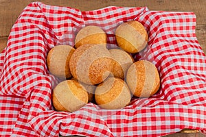 Dough fritters traditional Colombian food