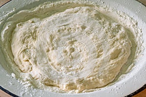 Dough for Georgian traditional food khachapuri, food