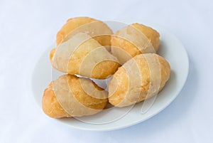 dough-nuts on the plate 2.