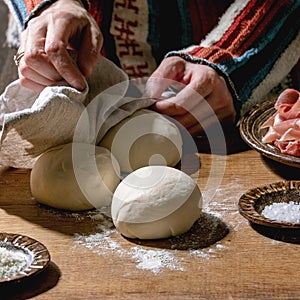 Dough for pizza