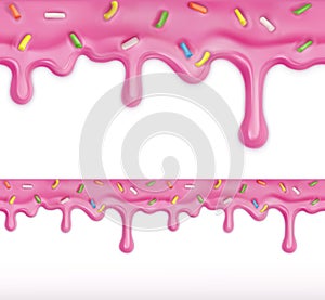 Doughnut glaze background photo