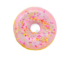 Doughnut with Pink Icing photo