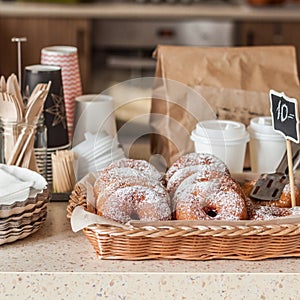 Doughnut Store Counter