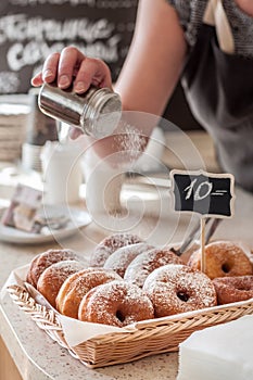 Doughnut Store Counter