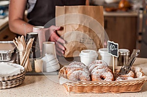 Doughnut Store Counter