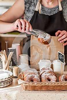 Doughnut Store Counter