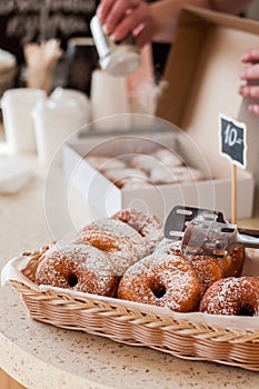 Doughnut Store Counter