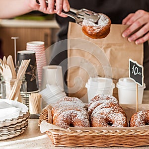 Doughnut Store Counter