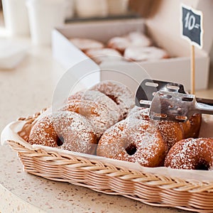 Doughnut Store Counter