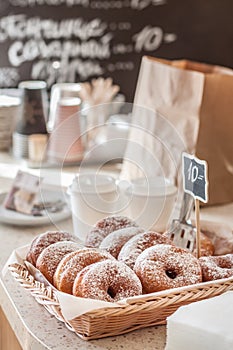 Doughnut Store Counter