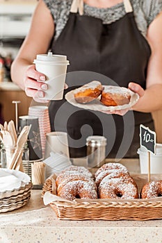 Doughnut Store Counter