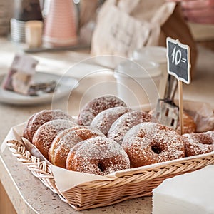 Doughnut Store Counter